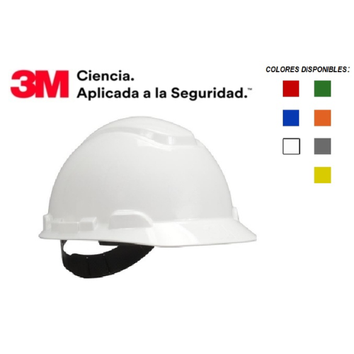 CASCO DE SEGURIDAD CON SISTEMA RACHET 3M H700