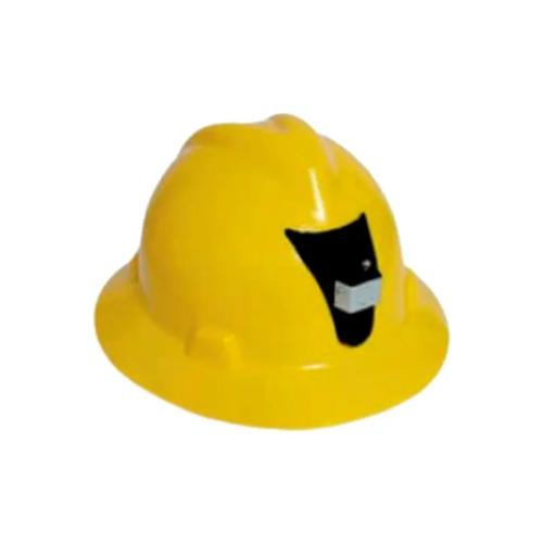 CASCO MINERO SOMBRERO MSA CON PORTA LAMPARA MSA V-GARD - Imagen 2
